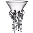 thumbnail image 1 of HLONK Cocktail Glass Goblet Exquisite Octopus Glass Wine Cups Party Drinking Cups, 1 of 4