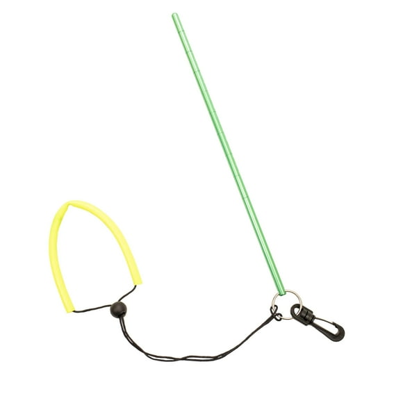 Scuba Choice 13" Aluminum Lobster Tickle Stick w/Measurement & Lanyard - Durable 8mm Diameter, Lightweight, Corrosion-Resistant, Ideal for Hunting, Diving & Exploring Underwater Creatures (Green)