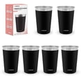 thumbnail image 1 of Vasos de Acero Inoxidable 470 ml (6 Piezas). Redlemon  Ecológico y Resistente. Ideal para Fiestas y Reuniones, 1 of 7