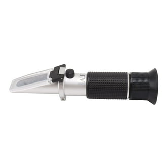 Alcohol Refractometer 0-80% VOL - Handheld Concentration Tester For Homebrew & Distilling