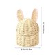 thumbnail image 3 of Contenedores de almacenamiento, cesta tejida de Pascua para conejos, cesta de almacenamiento de conejos de orejas largas con tapa, cesta para guardar huevos de Pascua, regalos para niños, cesta de Pas, 3 of 9