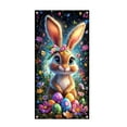 thumbnail image 5 of Easter Decorations Outdoor Clearance Easter Wreath Door Flag Door Hanging Door Cover Decoration Spring Easter Decor For Front Door Festive, 5 of 6