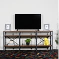 thumbnail image 4 of Davee Furniture Modern  70" TV Stand with Engineer Wood ,Antigue Wood Shelves Finish, 4 of 7