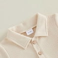 thumbnail image 6 of Splozh Toddler Boy Shirts 6 12 18 24 Months 2T 3T 4T Basic Crewneck Solid Color Shirts Summer Casual Outfits Toddler Boy Short Sleeve Shirt,Beige,18-24 Months, 6 of 6