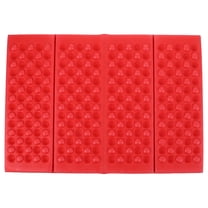 ibasenice Waterproof Red Sleeping Pad Foldable Portable Cushion Mat for Outdoor Activities