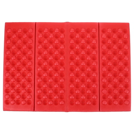 ibasenice Waterproof Red Sleeping Pad Foldable Portable Cushion Mat for Outdoor Activities