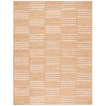 SAFAVIEH Natural Fiber Permelia Geometric Area Rug, Natural/Ivory, 8' x 10'