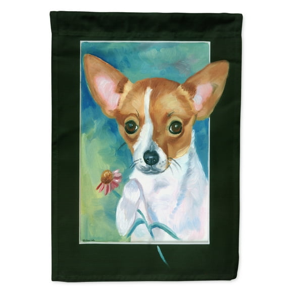 Carolines Treasures 7360GF Chihuahua and Daisy Garden Flag Garden Size multicolor