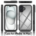 thumbnail image 2 of ShellTech for iPhone 16 Plus Case, Full Body Clear Case with Built-in Screen Protector, Anti-Scratch Shockproof Bumper Phone Case for iPhone 16 Plus,Blue, 2 of 5