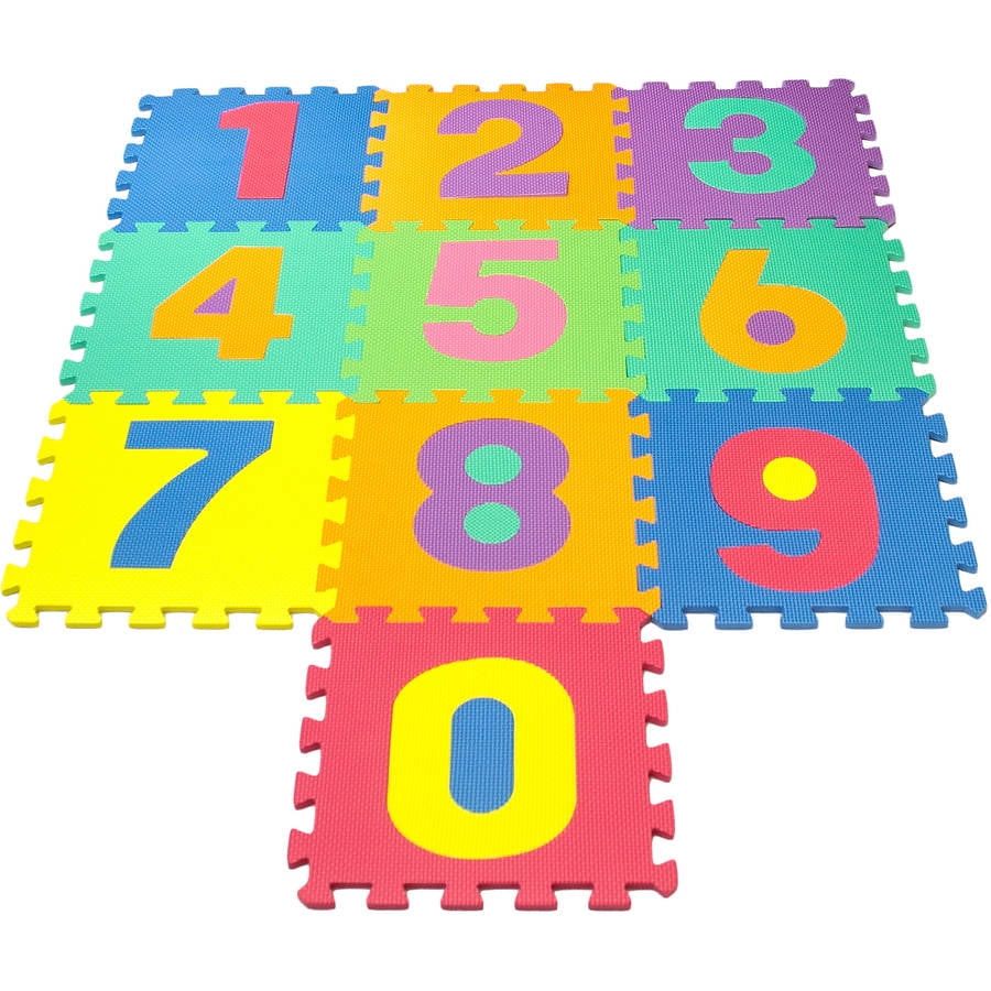 number puzzle mat