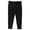 Black - darkestblack, variant on McQ Mens Cropped Casual Trouser Pants, Black, 54W x 28L