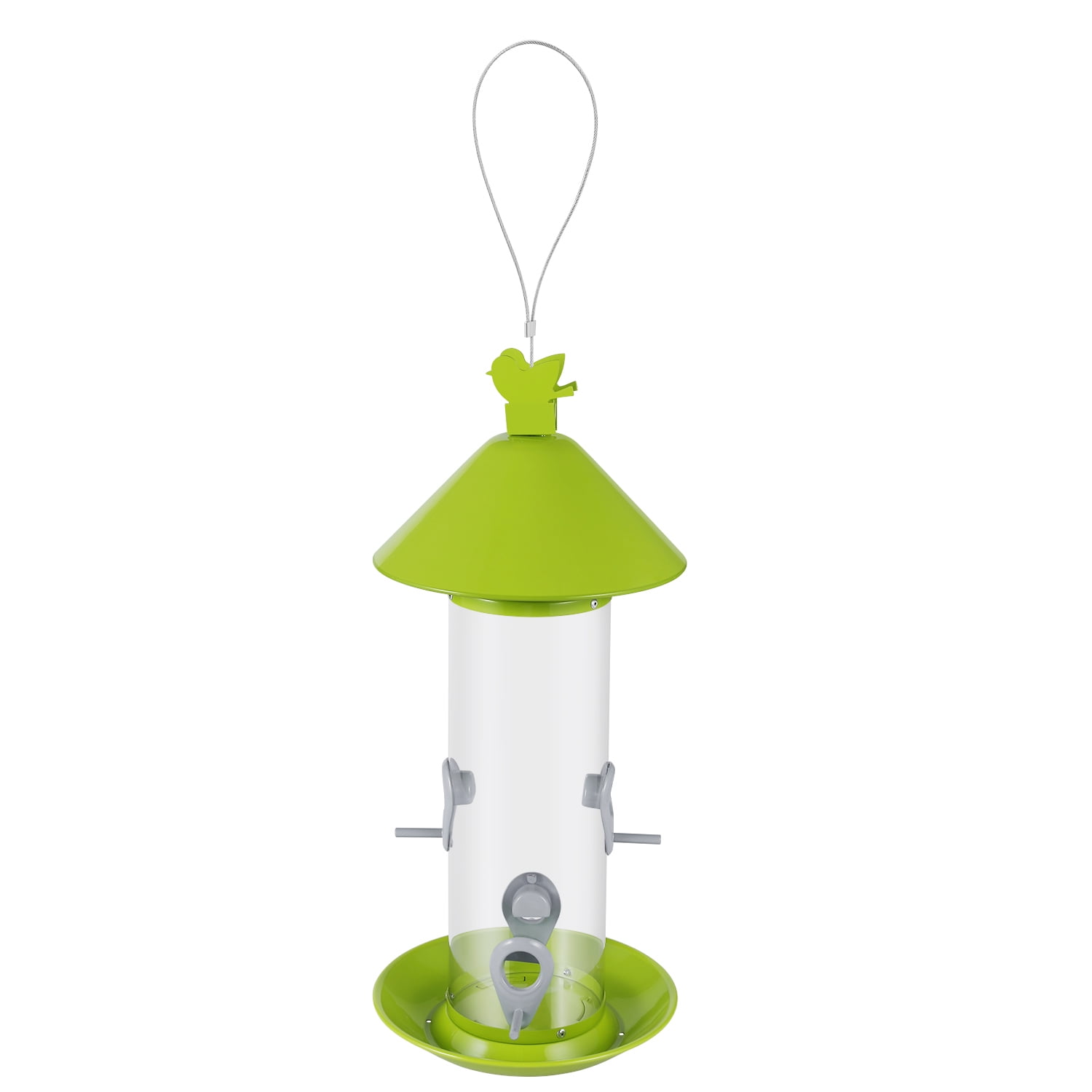 Tube Bird Feeders for Outdoors Hanging Metal Bird Feeders for