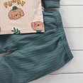 thumbnail image 5 of TOWED22 Infant Baby Girls Clothes Toddler Long Sleeve Crewneck Sweatshirts Jogger Pants 2Pcs Fall Winter Outfits Size:6-7 Y,Color:AG, 5 of 6