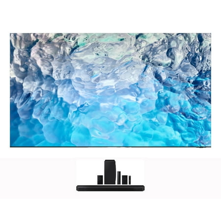 Samsung QN65QN900BFXZA 65-inch 8K QLED UHD HDR Smart Infinity-Screen TV with Samsung HW-Q910B 9.1.2ch Soundbar with Subwoofer and Rear Speakers (2022)