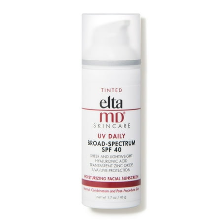 Shelter Tinted Sunscreen - EltaMD UV Daily Broad-Spectrum Facial Sunscreen, SPF 40, Tinted 1.7 Oz
