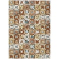 thumbnail image 2 of Addison Rugs Chantille Indoor/Outdoor Transitional Patchwork Paprika Machine Washable Rectangle Rug, 9' x 12', 2 of 8