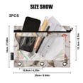 thumbnail image 2 of 2 Pack Flip Folders with Clear PVC Window Binder Pouches 3-Ring Binder Organizer for Office & Home Birds Pattern, 2 of 6
