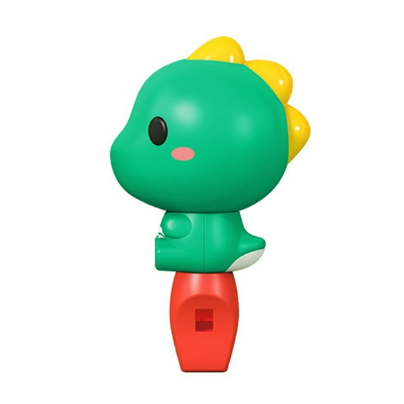 Jouet Sifflet Dessin Animé, Plastique Léger Protection de l'Environnement Sifflet Portable avec Lanière pour Extérieur pour Préscolaire, Shiba Inu, Dinosaure