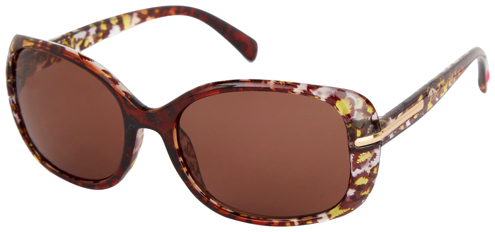 Betsey Johnson Tortoise Shell Geometric Retro Modern MCM Glasses Classic Chic Betsey Johnson Sunglasses Pink Heart-With Love | eBay main image 2