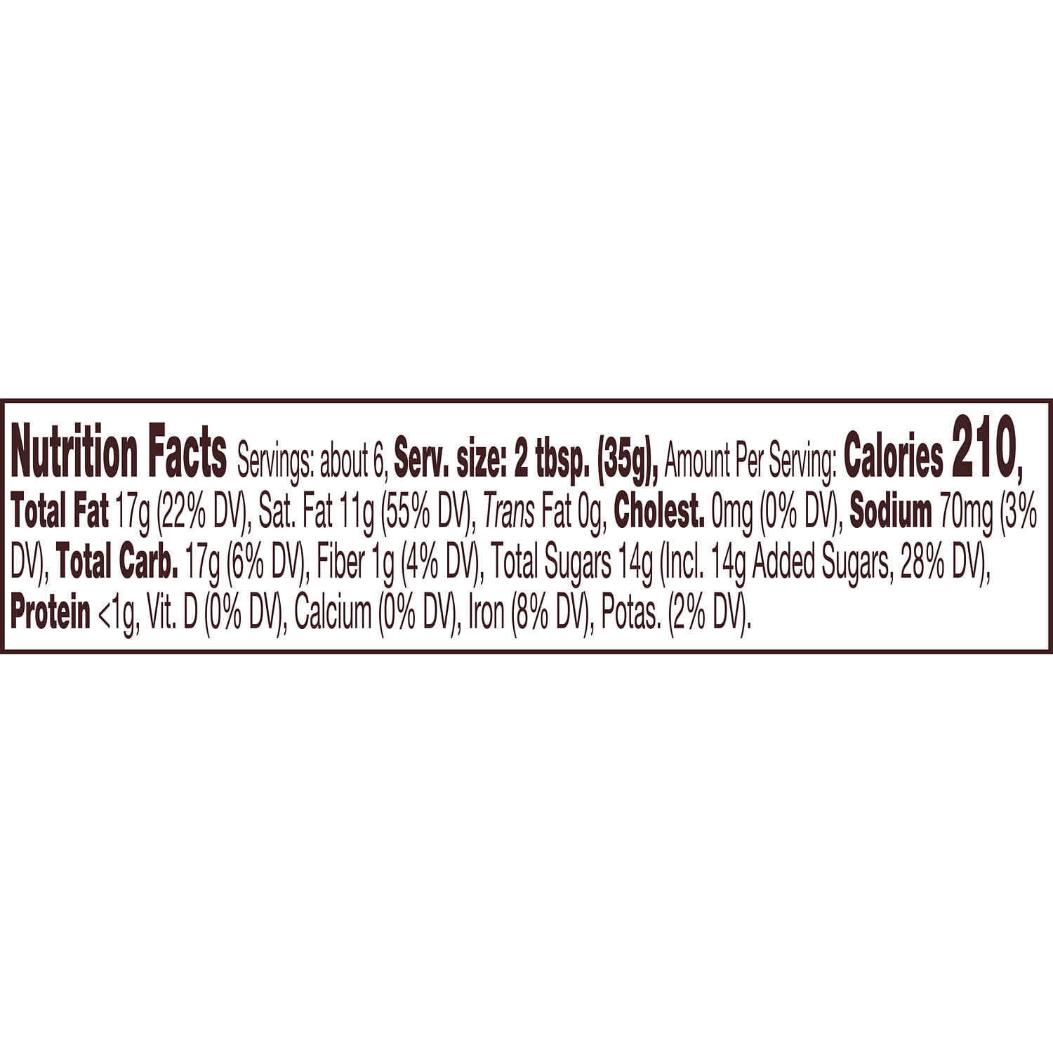 Reese's Chocolate Peanut Butter Shell Topping, Bottle 7.25 oz