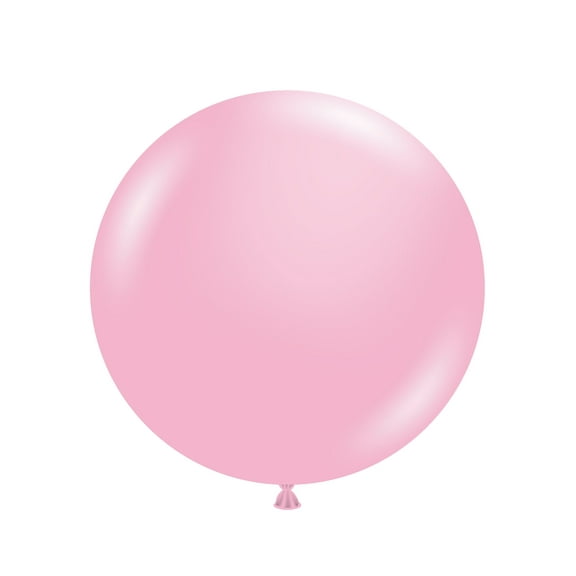Tuf-Tex 17" Baby Pink Latex Balloons (50 ct)