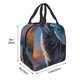 thumbnail image 3 of Balery Lonely Night Sky Wolf Bolsa de Almuerzo Aislada – Caja de Almuerzo con Papel de Aluminio Grueso, Mantiene la Comida Fresca por 4 Horas, 3 of 8