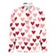 thumbnail image 5 of TaTaai Womens Long Sleeve Valentines Day Print Satin Shirt Button Down Lapel Collar Blouse Silky Loose Fit Spring Top Gift, 5 of 7