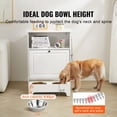 thumbnail image 2 of Elevated Pet Feeding Station with 2 Stainless Steel Bowls and Storage Cabinet,Ideal for Small Dogs,Food and Toy Organizer, 2 of 5