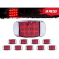 thumbnail image 1 of Kit De 10 Plafones Lat 12 Leds Con Estrobo Rojo Tunelight TUNELIGHT-RENOVATIO ., 1 of 7