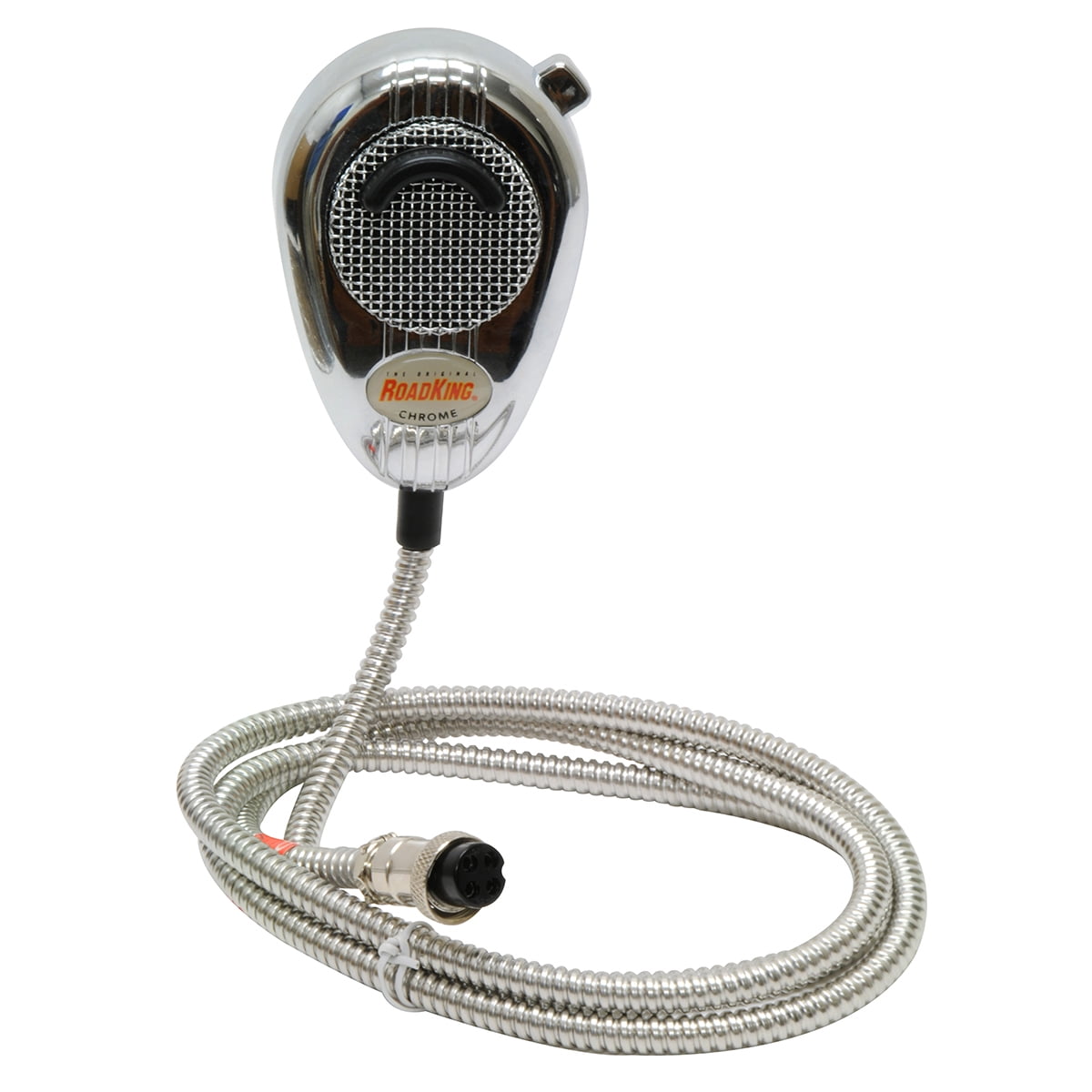 ROADKING RK56CHSS Noise Cancelling CB Microphone,Silver