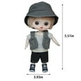 thumbnail image 3 of Juguetes de piscina, juguetes para bebés, juguetes para niños pequeños, muñecos bonitos, muñecos para vestir en patineta, muñecos articulados móviles, regalos para niños y niñas., 3 of 8