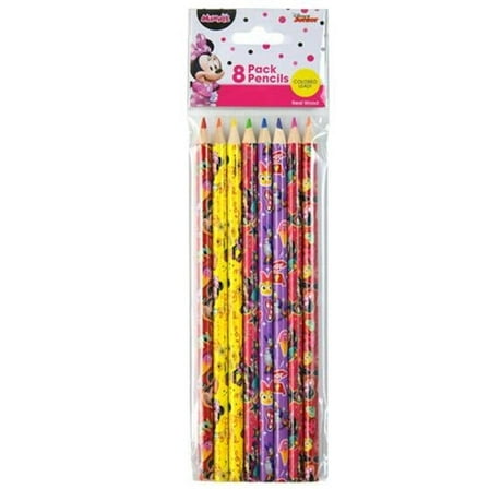 Minnie Mouse 8 Piece Colored Pencils