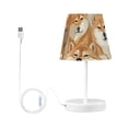 thumbnail image 3 of Dogs Shiba Inu LED Desk Lamp Table Lamp USB Bedside Nightstand Small Lamp for Bedroom Living Room Kids Room, 3 of 8