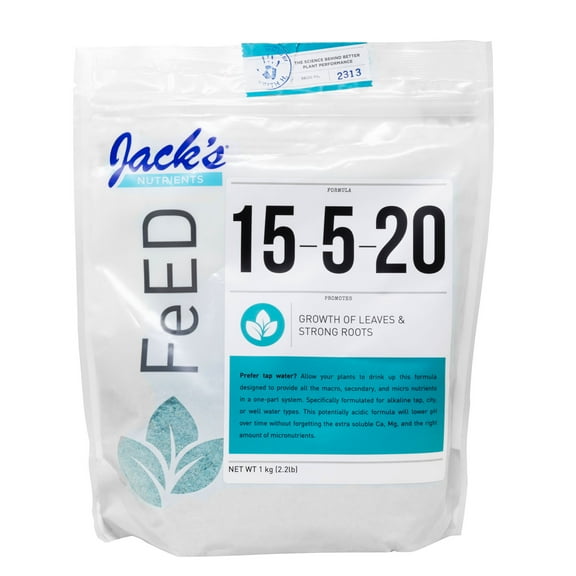 Jack's Nutrients (#79051) Tap 15-5-20, 2.2lbs