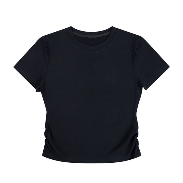 Camisetas de Verano para las Mujeres, Cuello Redondo Sólido de Moda, Blusas sin Mangas Casual para las Mujeres
