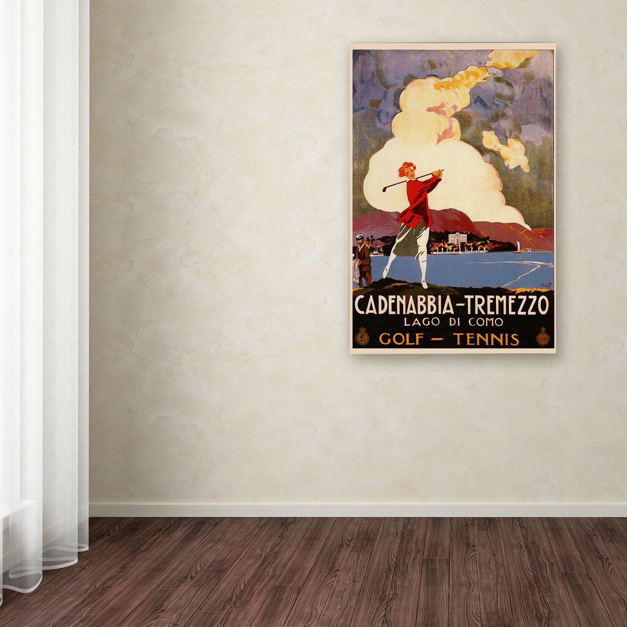 Trademark Fine Art 'Cadenabbia' Canvas Art by Vintage Apple Collection