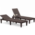 thumbnail image 1 of Homall 2 Pieces Patio Lounge Chair Outdoor Adjustable Chaise Lounge Chair, Dark Brown, 1 of 7