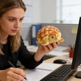 thumbnail image 6 of Fidget Toy Slow Rising Animal Bread Turtle, Sensory Stress Relief Toy for Anxiety, Desk Squeeze Toy, Cute Bread Shaped Sensory Fidget for Relaxation and Focus, 6 of 6