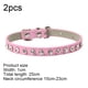 thumbnail image 2 of Apuakthei Collar para perro cachorro con diamantes de cristal coloridos collares para cachorros y gatos, 2 of 5
