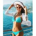 thumbnail image 4 of Women Halter Bikini String 2 Piece Triangle Swimsuit Tie Side Swimwear, 4 of 6