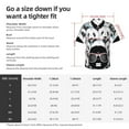 thumbnail image 5 of Disketp Hawaiian Shirts For Men,Black Head Woman With Panda Hair Print Mens Casual Short Sleeve Button Down Shirts Beach Shirt, 5 of 7