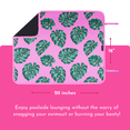 thumbnail image 4 of Neoprene Poolside Seating Mat (Palm Leaves) | Pool Seats for Edge of Pool | Swimsuit Saver Mat | Poolside Mat for Side of Pool | Pool Chairs for Edge of Pool | Poolside Chairs for Edge of Pool, 4 of 8
