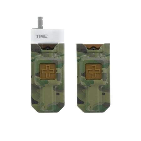 2 Pack Tourniquet Holder - Tourniquet Case for Generation 7 C-A-T Tourniquet Belt Tourniquet Pouch Storage Box Tourniquet Carrier for Outdoor Hunting (Tourniquet Not Included)