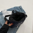 thumbnail image 3 of Bolso Hombro Bolsos Cruzado Color Sólido Algodón Acolchado para Señora, 3 of 9