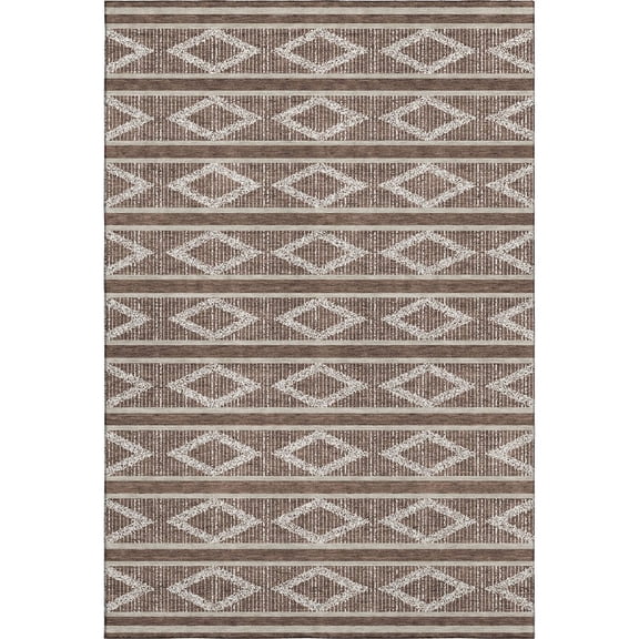 Dalyn Rugs Premium Machine Washable Mayfield AMF1029 Brown 5' x 7'6" Rug
