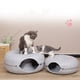 thumbnail image 5 of Donut Cat Bed Pet Cat Tunnel Interactive Game Toy Cat Bed Dual-use Indoor Toy Kitten Sports Equipment Cat Training Toy Cat House ShopWise Round, 5 of 10