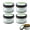 4pc, variant on Natural Citronella Plant Candle, Smokeless Bug Mosquito Repellent Candle for Camping Fishing Outdoor Emergency Supplies