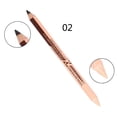 thumbnail image 3 of Nuevo 12pcs 2 en un Eyebrow Set de Herramientas de Maquillaje de Lápiz Corrector - Color Marrón oscuro + color Yinane Lápiz cosmético, 3 of 5
