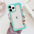 thumbnail image 4 of Compatible with iPhone 14 Pro Max Bumper Frame Case Frameless Cooling Heat Dissipation No Backplate Protection Fashion Shockproof Cover for Girls Women Man Blue, 4 of 14