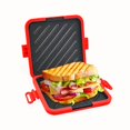 thumbnail image 1 of Bandera para Sándwich en Microondas – Bandeja para Hornear Tostadas Rápidas y Crispy, Antiadherente, Hierro de Grado Alimenticio,, 1 of 1